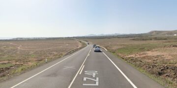 Puerto del Carmen dual carriageway opposed