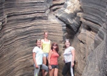 The ravines of Montaña Blanca