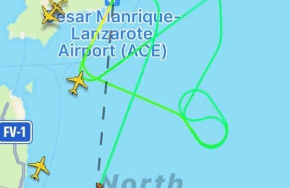 Lanzarote flights redirected
