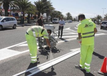 Road maintenance and new speed bumps