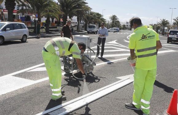 Road maintenance and new speed bumps