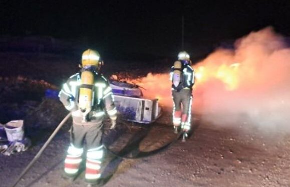 Rubbish container fires in Arrecife