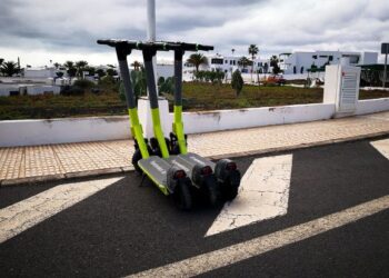 Injured after being knocked off of scooter