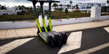 Injured after being knocked off of scooter
