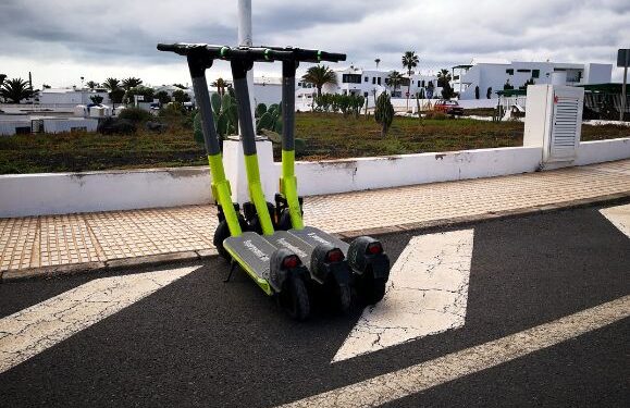 Injured after being knocked off of scooter