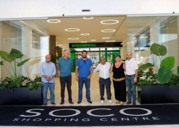 Mayor and councillors visit new SOCO shopping mall