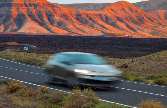 Speeding driver caught