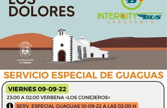 Special bus service for Los Dolores festival
