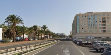 Street remodelling in Arrecife