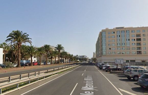 Street remodelling in Arrecife