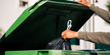 Surveillance cameras at waste collection points in Puerto del Carmen