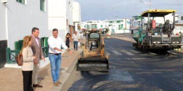 Playa Blanca taxi rank facelift