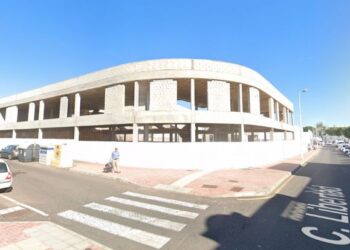 Tías carpark progress