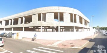 Tías carpark progress