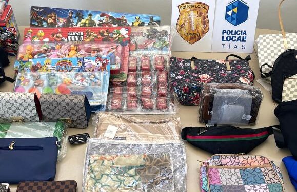 Tías local police seize 6 million euros worth of counterfeit goods