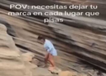 TikToker controversy at Las Grietas