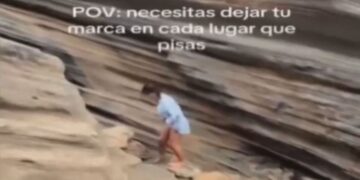 TikToker controversy at Las Grietas