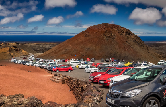 Parking to end at Timanfaya?
