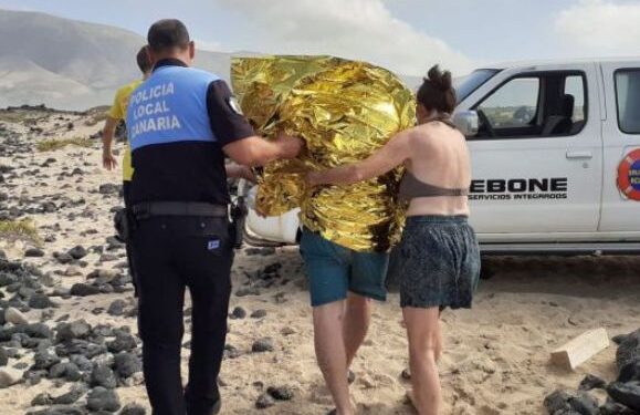Tourist rescued at Famara
