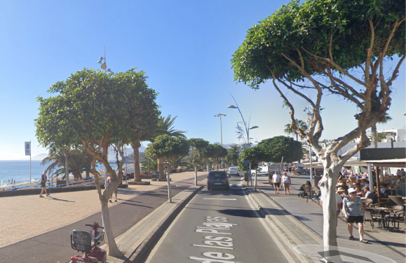 Tourists fight in Puerto del Carmen