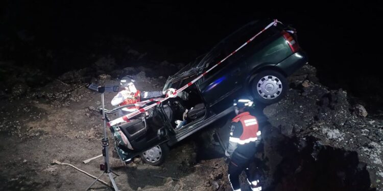Two cars flip yesterday