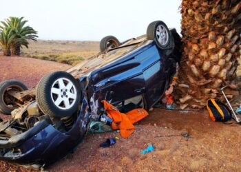 Two injured in car crash