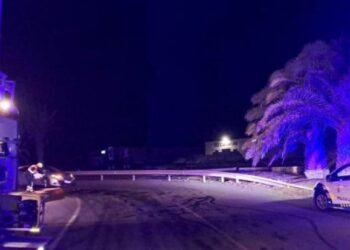 Vehicle collision in Guime