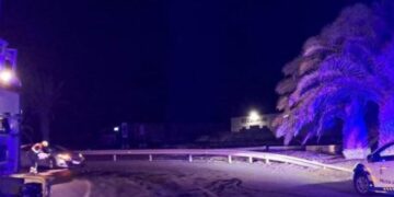 Vehicle collision in Guime