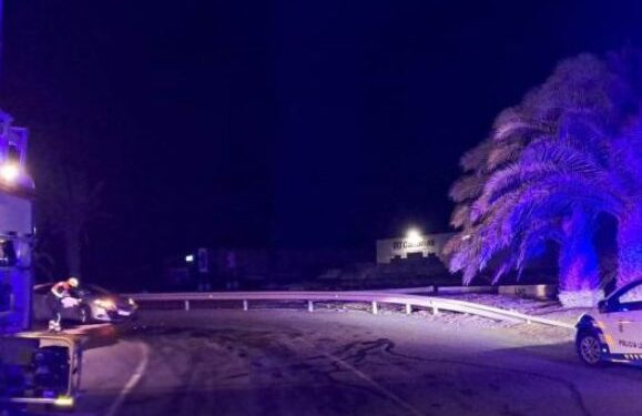 Vehicle collision in Guime