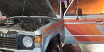 Vehicle fire in Playa Honda