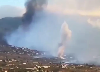 New vent opens on La Palma