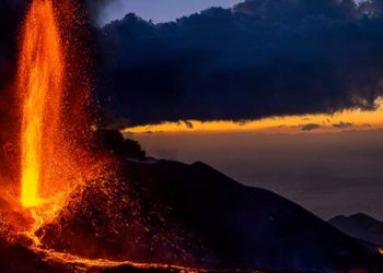 Volcano losing force