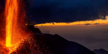 Volcano losing force