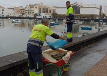 Two injured in traffic accident in Costa Teguise