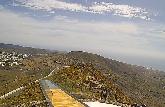 Webcam installed at Mirador de Haría