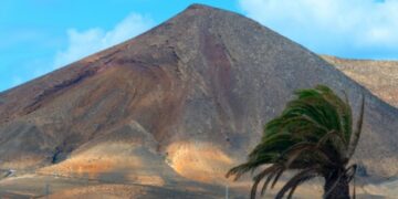 80km/h winds on Lanzarote
