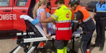 Woman injured at Papagayo beach