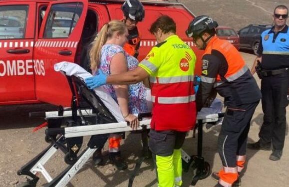 Woman injured at Papagayo beach