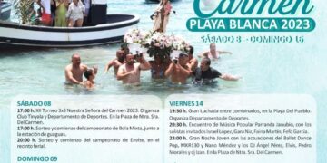 Yaiza fiestas programme