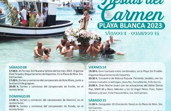 Yaiza fiestas programme