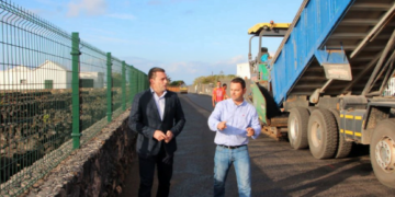 1.3 million euros road works progress in Yaiza