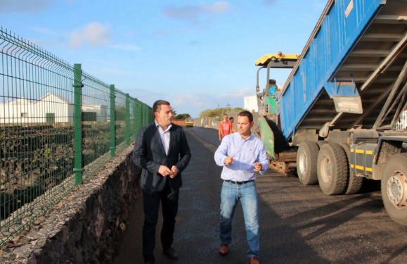 1.3 million euros road works progress in Yaiza