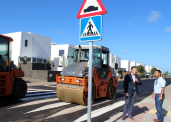Yaiza roadworks